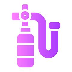 Fototapeta premium oxygen Gradient icon