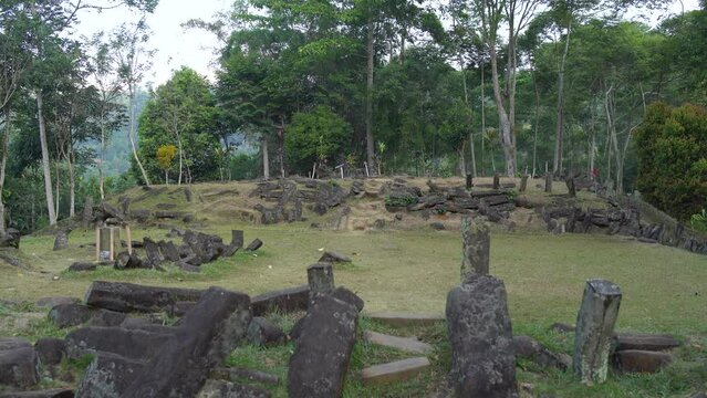 Megalithic sites Gunung Padang, Cianjur, West Java, Indonesia