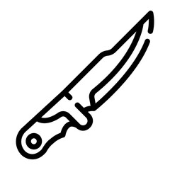 knife Line Icon