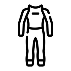 wetsuit Line Icon