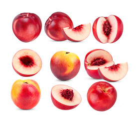 Nectarine isolated on transparent png