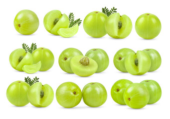 Indian gooseberries on transparent png