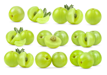 Indian gooseberries on transparent png