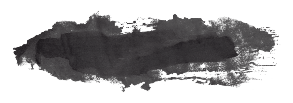 Dark gray watercolor background. Artistic hand paint. Isolated on transparent background.