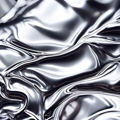 texture of polished silver