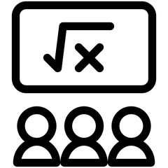 Obraz premium learning icon