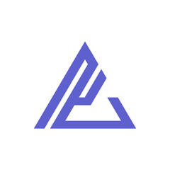 Fototapeta premium Monogram design vector logo. Monogram initial letter mark A logo design. Monogram design vector logo. Monogram initial letter mark A logo design simple A monogram