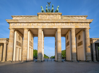 Obraz premium High resolution image of the famous Brandenburger Tor in Berlin, Germany