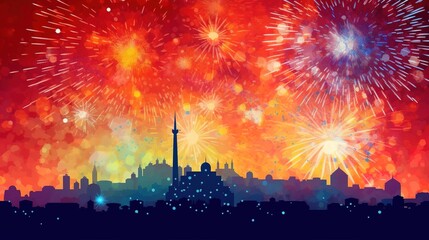 Turkey Republic Day, Generative ai.