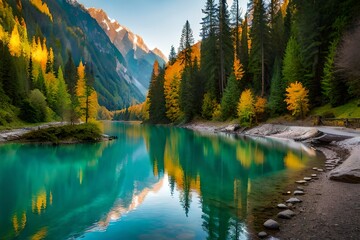 autumn in the mountains