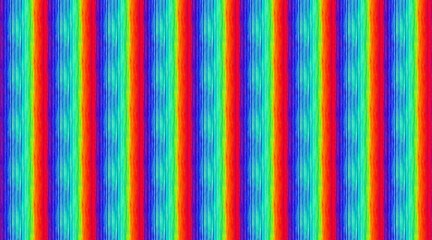 Abstract Pattern of Vertical Stripes in Red, Blue, Green, and Orange