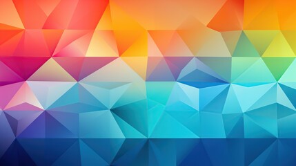 Colorful geometric pattern of triangles