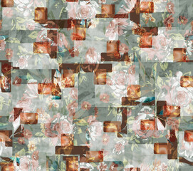 set of color pattern wallpaper background design 