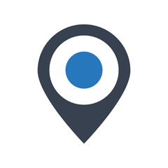 Location map pin vector icon