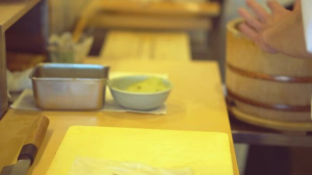 Work of the sushi chef｜Nigiri sushi