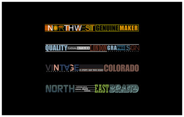 Fototapeta premium Style design Vector typography for print, perfect for t-shirts design, clothing, hoodies, etc.