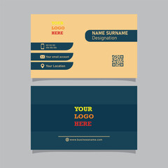 Business Card Design Template- Illustration
