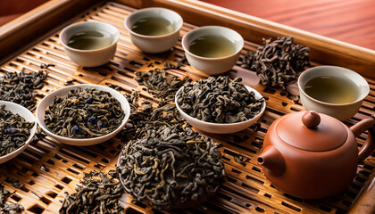 Fototapeta na wymiar Chinese handcrafted tea