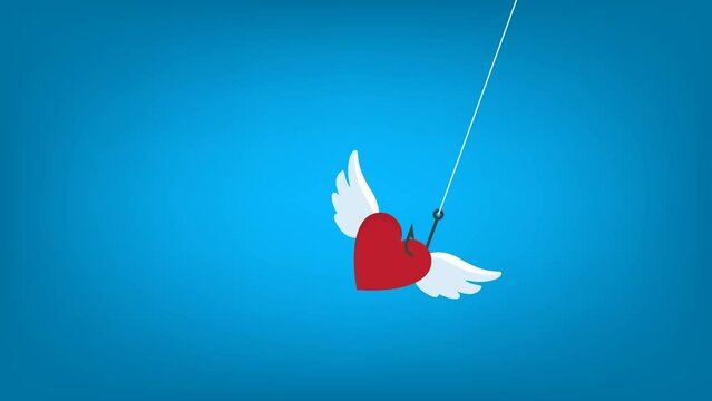 Heart on hook	
