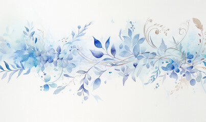 Fototapeta na wymiar watercolor flowers, background, pastel colors, template for design
