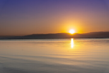 amanecer en mar muerto, masada