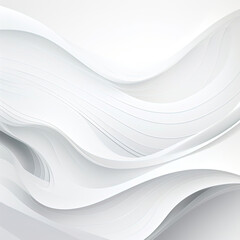 Elegant White Canvas Paper Texture Background. Generative AI.