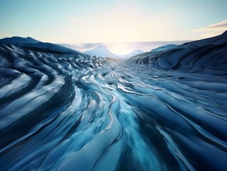 Blaue Wunderwelt: Die faszinierende Farbe des Gletschers