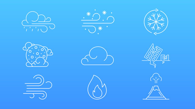 Weather Line Icons
