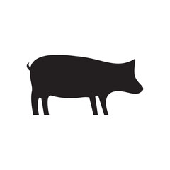 Pig vector,icon on a white background