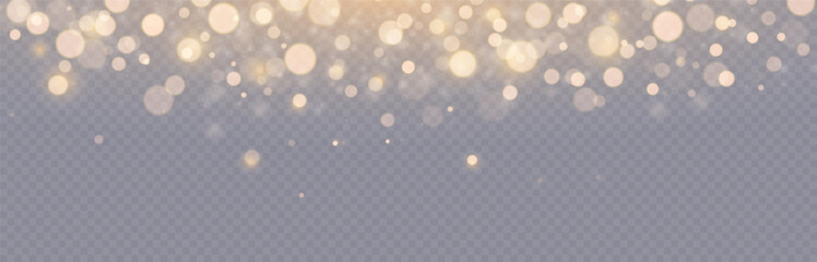
Blurred bright abstract bokeh on a transparent background.Light effect.Dust.Background.