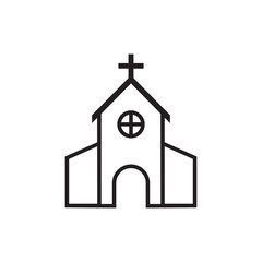 church icon on a white background
