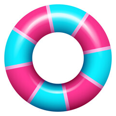 Obraz premium Inflatable ring. Pool kid toy. Swimming donut