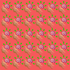 Vintage Ikat Vector Seamless Pattern. Trendy Tile Traditional Wallpaper. Uzbek Handmade Design. Black Batik Traditional Vector Seamless Pattern.vector