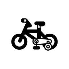 Bicycle icon in vector. Illustration