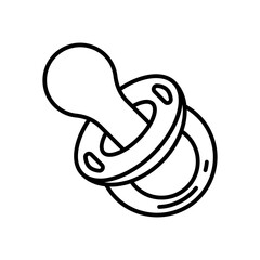 Obraz premium Baby Nipple icon in vector. Illustration