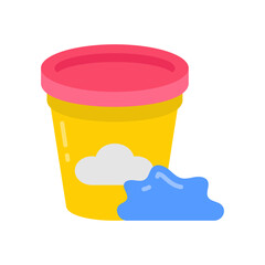 Play Dough icon in vector. Illustration