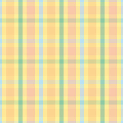 Seamless print checkered summer pattern in pastel colors for textiles