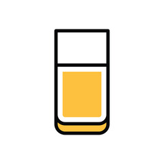 Mango Juice icon vector stock illustration.
