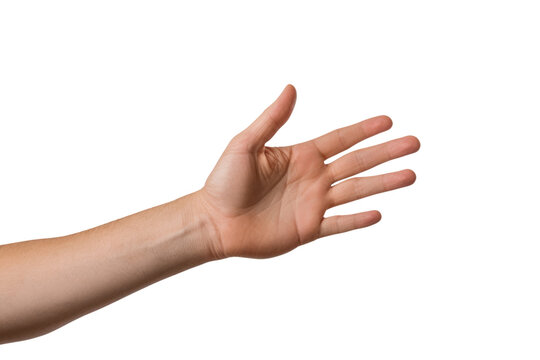 Beckon Hand Shows On An Isolated Transparent Background, Png
