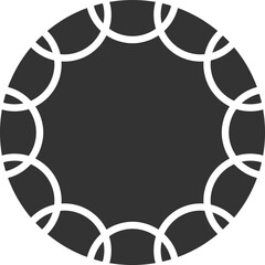 Abstract Circle Geometric, Decorative Element