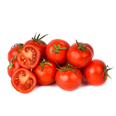 Baku cherry tomatoes on a white background