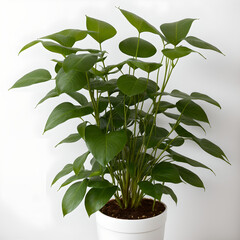 Green Plant On White Background 