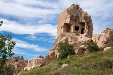 beautiful mountain scenery of Cappadocia