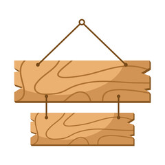 Wooden Board Sign