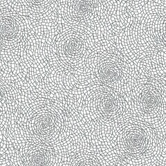 Seamless black and white pattern. AI generated