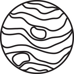 Flat Line Astro Element