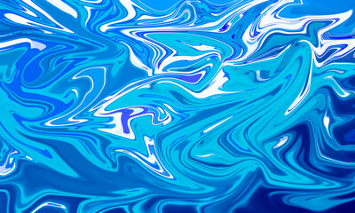 blue liquid oil painting water color splash artistic abstract background