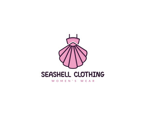 Sea Shell Clothing Logo Design 