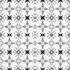 Fotobehang black and white seamless pattern © Cameraman