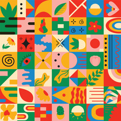 geometric vector illustration design